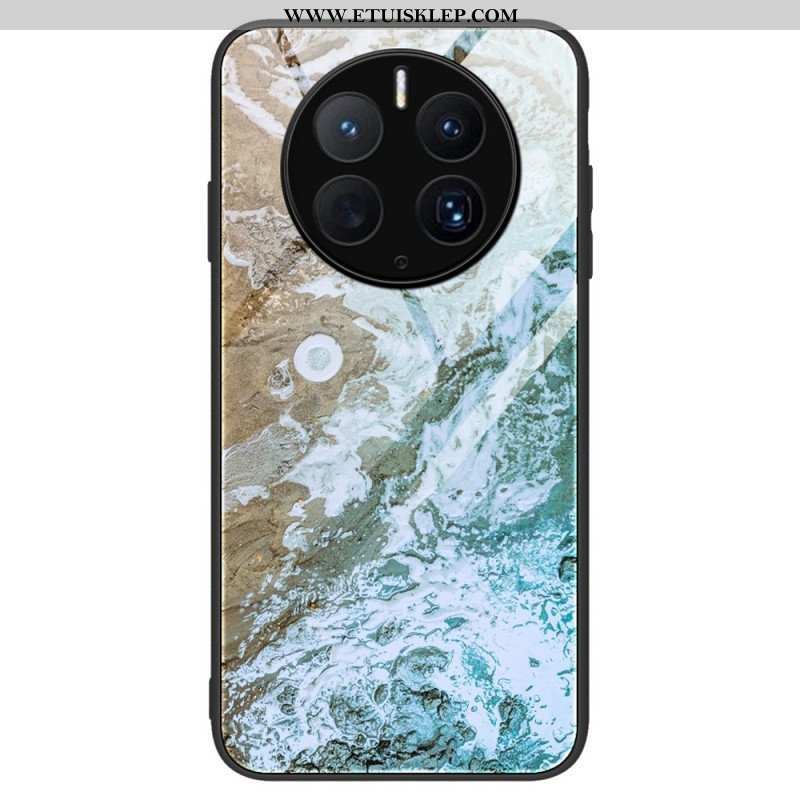 Etui do Huawei Mate 50 Pro Stylowe Szkło Hartowane Z Marmuru